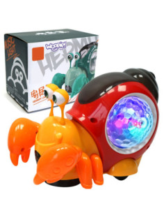 WOOPIE Crawling Crab Projector Orange Sensory Toy