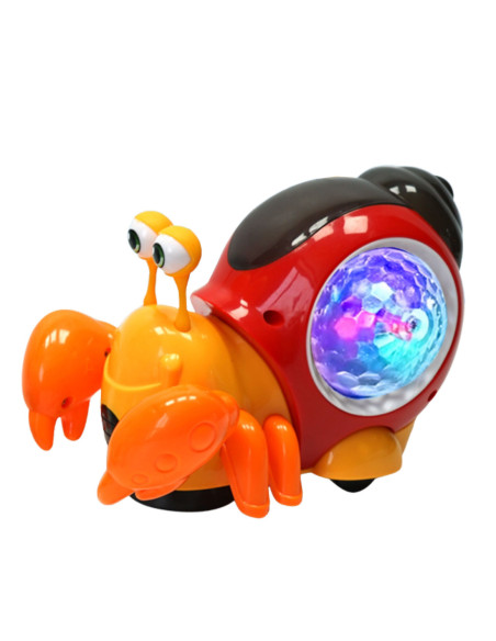 WOOPIE Pełzający Krab Projektor Pomarańczowy Zabawka Sensoryczna