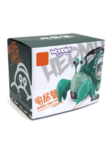 WOOPIE Pełzający Krab Projektor Pomarańczowy Zabawka Sensoryczna