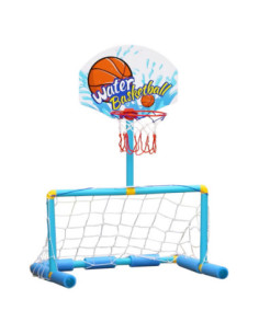 WOOPIE Water Basketball Set 2 in 1 Soccer Goal + Balls + Pump
