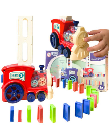 WOOPIE Elektryczna Ciuchcia Lokomotywa do Klocków Domino