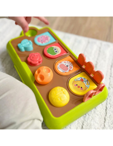 WOOPIE BABY Zabawka Edukacyjna Wyskakujące Zwierzątka Szczęśliwa Farma POP-UP