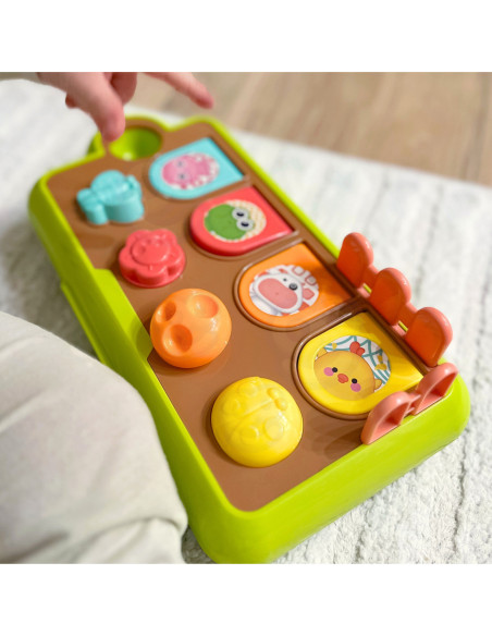 WOOPIE BABY Zabawka Edukacyjna Wyskakujące Zwierzątka Szczęśliwa Farma POP-UP