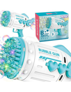WOOPIE Pistolet do Robienia Baniek Mydlanych 91 Otworów Niebieski