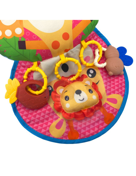 WOOPIE BABY Poduszka Rogal Interaktywna Mata Edukacyjna Grzechotka Gryzak