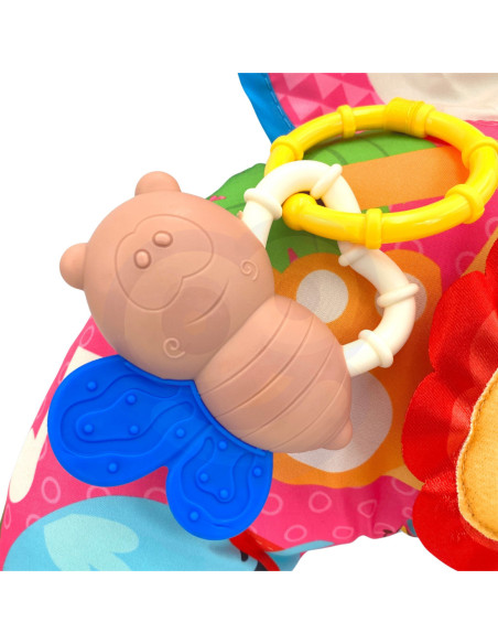 WOOPIE BABY Poduszka Rogal Interaktywna Mata Edukacyjna Grzechotka Gryzak