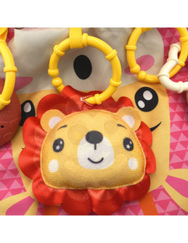 WOOPIE BABY Poduszka Rogal Interaktywna Mata Edukacyjna Grzechotka Gryzak