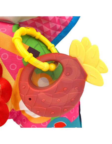 WOOPIE BABY Poduszka Rogal Interaktywna Mata Edukacyjna Grzechotka Gryzak