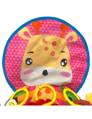 WOOPIE BABY Poduszka Rogal Interaktywna Mata Edukacyjna Grzechotka Gryzak