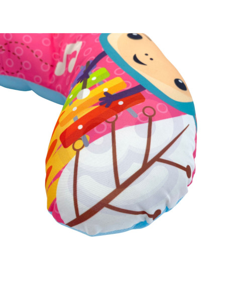 WOOPIE BABY Poduszka Rogal Interaktywna Mata Edukacyjna Grzechotka Gryzak