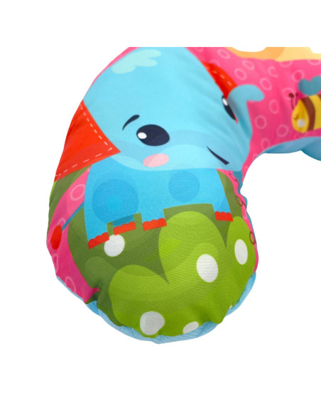 WOOPIE BABY Poduszka Rogal Interaktywna Mata Edukacyjna Grzechotka Gryzak