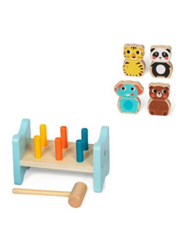 TOOKY TOY Box Pudełko XXL Montessori Edukacyjne 7w1 Sensoryczne 19-21 Mies.