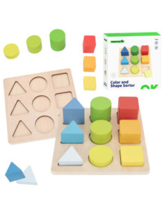 TOOKY TOY Edukacyjna Układanka Figury Geometryczne