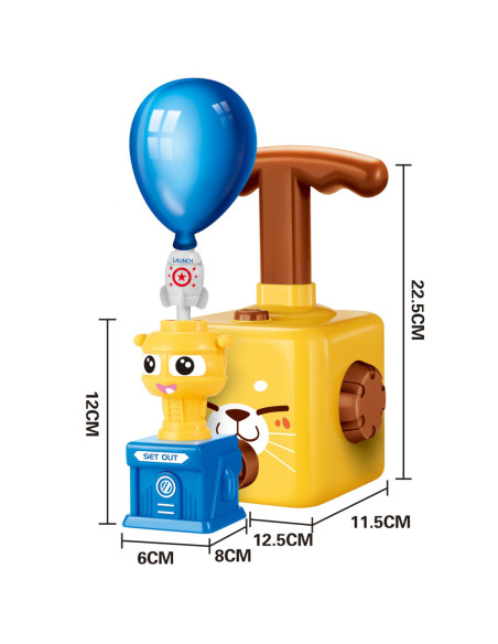 WOOPIE Wyrzutnia Balonów Latające Autka