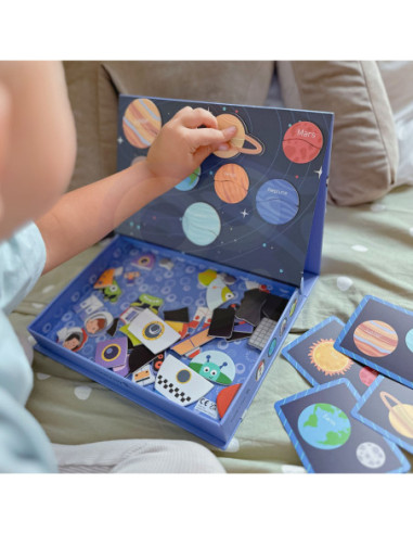 TOOKY TOY Układanka Magnetyczna Kosmos Puzzle