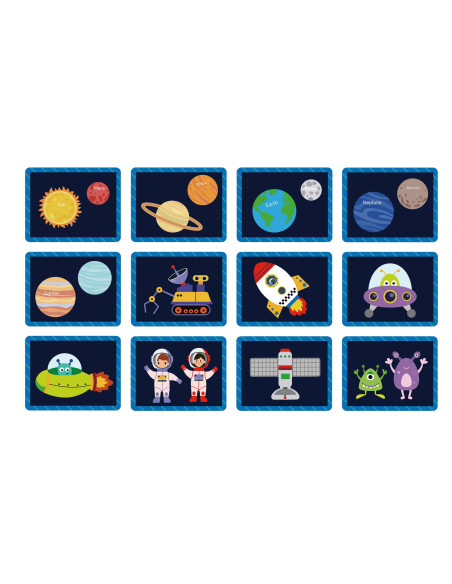 TOOKY TOY Układanka Magnetyczna Kosmos Puzzle