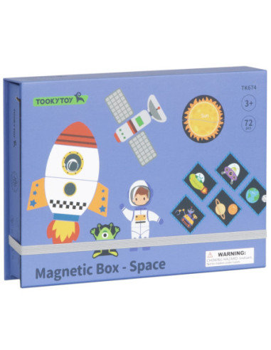 TOOKY TOY Układanka Magnetyczna Kosmos Puzzle