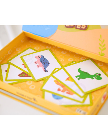 TOOKY TOY Układanka Magnetyczna Dinozaury Puzzle