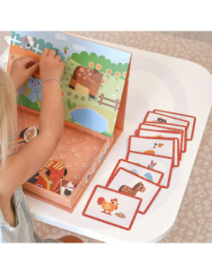 TOOKY TOY Układanka Magnetyczna Farma Puzzle 2