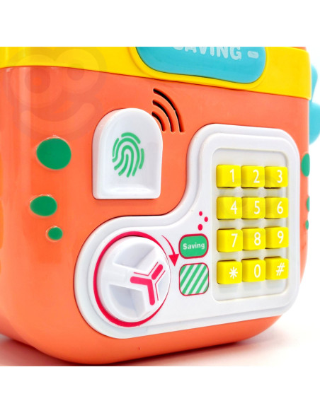 WOOPIE Elektroniczna Skarbonka Krab Plecak na Hasło Pomarańczowy