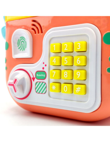 WOOPIE Elektroniczna Skarbonka Krab Plecak na Hasło Pomarańczowy