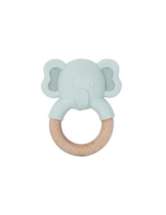 TOOKY TOY Wooden Elephant Teether Ring