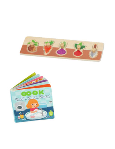 TOOKY TOY Box Pudełko XXL Montessori Edukacyjne 7w1 Sensoryczne 16-18 Mies.