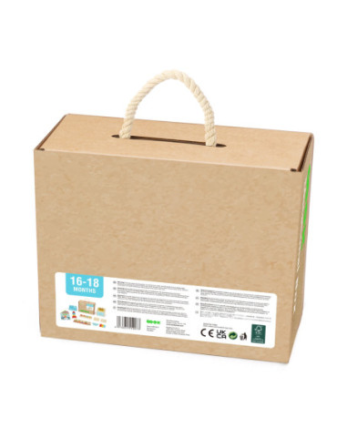 TOOKY TOY Box Pudełko XXL Montessori Edukacyjne 7w1 Sensoryczne 16-18 Mies.