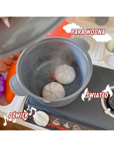 WOOPIE Interaktywna Kuchnia - Czerwona XL