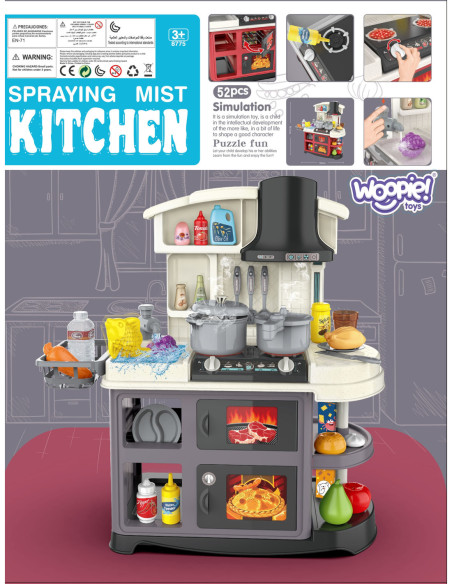 WOOPIE Interaktywna Kuchnia - Czerwona XL