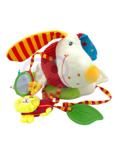 WOOPIE BABY Miękka Zawieszka na Łóżeczko Spirala Edukacyjna Piesek