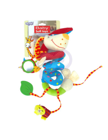 WOOPIE BABY Miękka Zawieszka na Łóżeczko Spirala Edukacyjna Piesek