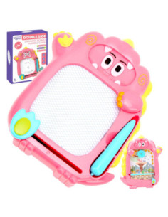 WOOPIE Znikopis Tablica Magnetyczna 2w1 Gra zręcznościowa Pinball Flipper Różowa