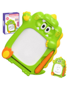 WOOPIE Znikopy Magnetic Board 2in1 Arcade Game Pinball Flipper Green