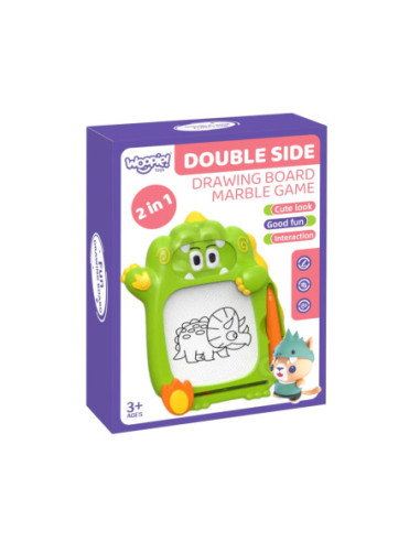 WOOPIE Znikopis Tablica Magnetyczna 2w1 Gra zręcznościowa Pinball Flipper Zielona