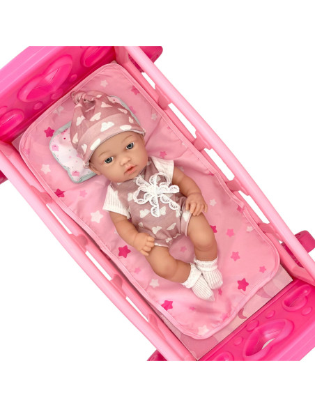 WOOPIE ROYAL Lalka Bobas w Ubranku MOJA SZCĘŚLIWA LALKA 36 cm