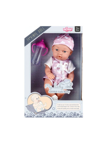 WOOPIE ROYAL Lalka Bobas w Ubranku MOJA SZCĘŚLIWA LALKA 36 cm