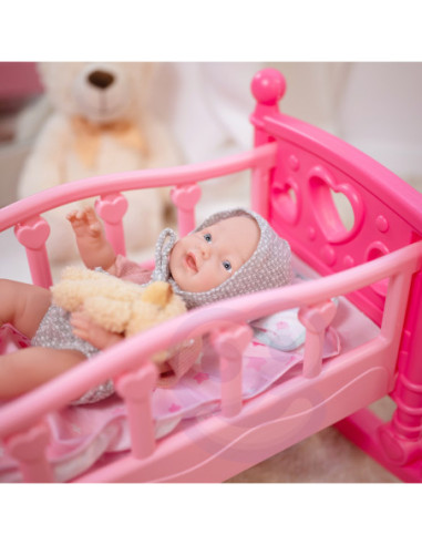 WOOPIE ROYAL Bobas w Ubranku MOJA ULUBIONA LALKA + akcesoria 36 cm.