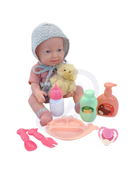 WOOPIE ROYAL Bobas w Ubranku MOJA ULUBIONA LALKA + akcesoria 36 cm.