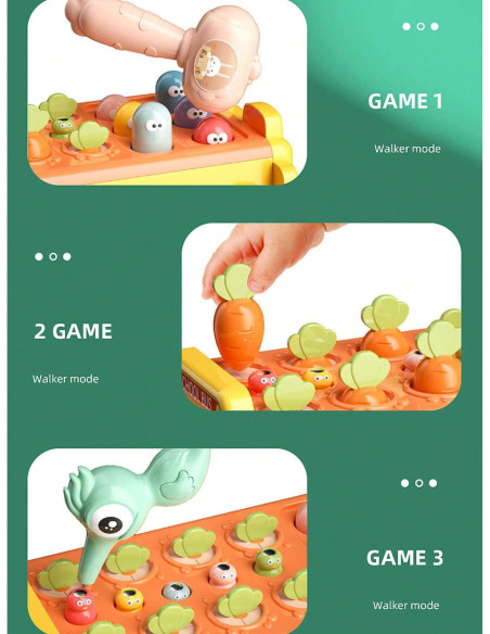 WOOPIE BABY Interaktywny Autobus Edukacyjny Młoteczek Cymbałki +18 m