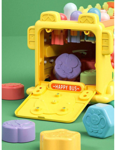 WOOPIE BABY Interaktywny Autobus Edukacyjny Młoteczek Cymbałki +18 m