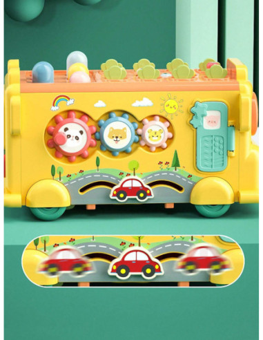 WOOPIE BABY Interaktywny Autobus Edukacyjny Młoteczek Cymbałki +18 m