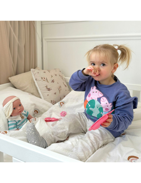 WOOPIE ROYAL Zestaw Opiekunka Lalka Bobas z Akcesoriami