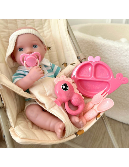 WOOPIE ROYAL Zestaw Opiekunka Lalka Bobas z Akcesoriami