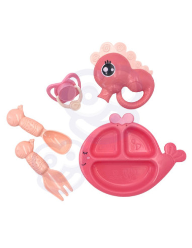 WOOPIE ROYAL Zestaw Opiekunka Lalka Bobas z Akcesoriami