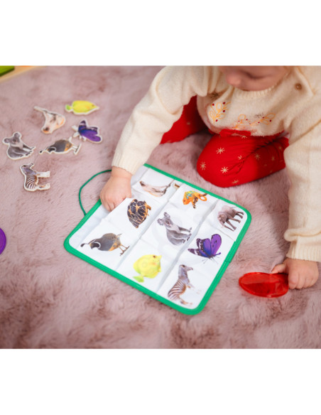 TOOKY TOY Box Pudełko XXL Montessori Edukacyjne 7w1 Sensoryczne 25-30 Mies.