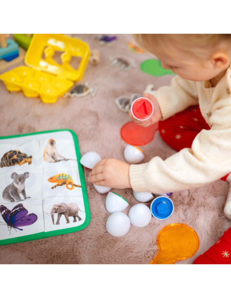 TOOKY TOY Box Pudełko XXL Montessori Edukacyjne 7w1 Sensoryczne 25-30 Mies.