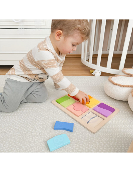 TOOKY TOY Box Pudełko XXL Montessori Edukacyjne 7w1 Sensoryczne 31-36 Mies.