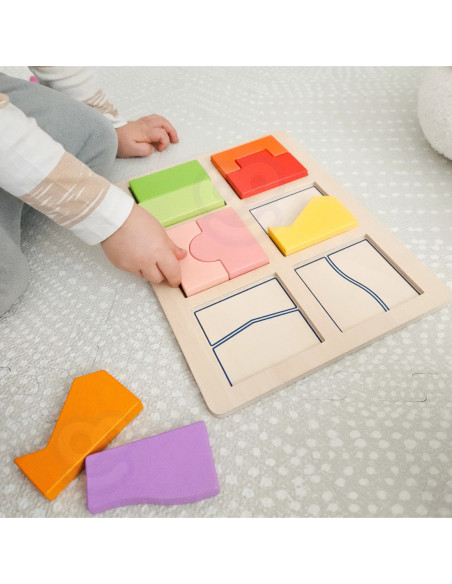 TOOKY TOY Box Pudełko XXL Montessori Edukacyjne 7w1 Sensoryczne 31-36 Mies.