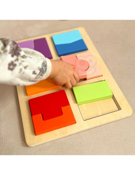 TOOKY TOY Box Pudełko XXL Montessori Edukacyjne 7w1 Sensoryczne 31-36 Mies.